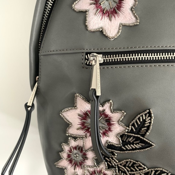 French Connection Embroidered Backpack - Picture 6 of 14